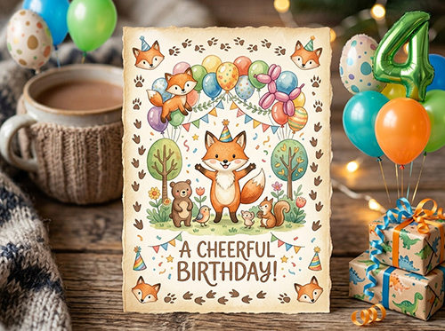 Cheerful Birthday Card